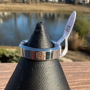 Auburn University Tigers Women's Stainless Steel Ring 6mm